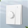 Depo Guye Interruttore della luce universale 1gang2way spazzolato grigio UE con interruttore di controllo della velocità della ventola, pannello interruttori ventola da soffitto cappa AC 110-250V