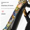 ENLEE Pellicola protettiva per bici Mountain Bike Adesivi 3M Telaio Adesivi per cambio colore Pellicola per auto completa in PVC addensato per bici da strada