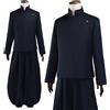 HOLOUN Jujutsu JJK Manga Anime Suguru Geto Satoru Gojo Costume Cosplay Parrucca Blu Scuro Giacca Pantaloni Uniforme Rosa Netto Halloween