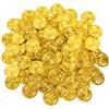 ZQNYCY 50/100/200 Pz Pirata Monete D'oro Per Bambini Decorazione Della Festa Di Compleanno Bomboniere di Plastica Falsa Moneta Tesoro Regalo Halloween Puntelli Cosplay