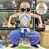 Bandai 18cm/7.08in Anime Dragon Ball Z Figure Figure Master Roshi Figure PVC Goku modello da collezione giocattoli regali