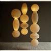 HomeLover Lampada a sospensione Noguchi Lampada a sospensione Janpanese Akari Rice per camera da letto Soggiorno Hotel Scale loft Lampadario a sospensione in carta di riso