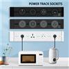 Depo Guye Presa Power Track EU/Francia/Italia/Israeli/UK/US Spina adattatore rimovibile per cucina domestica con presa universale USB Type-c