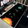 Potdemiel Tappetino per mouse XXL Anime Gamer Outer Wilds Mousepad Laptop Universo Spazio Sistema solare Tappetino da scrivania HD Accessori da gioco per PC Tappetino per tastiera