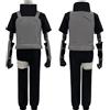 HOLOUN Anime Uchiha Itachi Anbu Costume Cosplay Gilet in ecopelle T-shirt a maniche corte Pantaloni Fasciatura Cos Regalo di convenzione