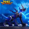 Bandai 20 cm/7.87 pollici Anime Digimon Adventure Figure Lighdramon Figura Collezione di statue in PVC Action Figuren Modello Giocattoli Regali