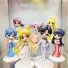 Bandai Hot Bandai Anime Figuarts Qposket Collezione Giocattoli Sailor Moon Cosmos Tsukino Usagi Eternal Sailor Moon Action Figures Modello Regalo