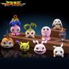 Bandai Figure Anime Digimon Adventure 2-5cm, Modelli di Gabumon, Pyocomon, Koromon, Mochimon, Tokomon, Plotmon, Action Figure da Collezione, Regalo