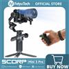 FeiyuTech SCORP Mini 3 Pro Gimbal 3-in-1 per Fotocamere Mirrorless, Action Cam e Smartphone con Tracciamento AI, Carico 2 kg, Batteria 14 Ore