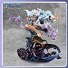 Bandai One Piece Lffy Anime Figure Gear 5 Rufy Action Figurine Sun God Nika Rufy Statua PVC Statua Modello Collezione di bambole Giocattolo Regali