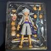 Bandai One Piece Shf Monkey D Rufy Figura Gear 5 Sun God Nika Rufy Action Figurine PVC Modello Decorazione Giocattoli di compleanno Regali