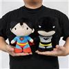 HUGKIS Bambole di peluche eroe classico 20 cm Batman Superman DC Comics Justice League Peluche morbidi per bambini Regali di Natale di Halloween