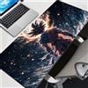 Bandai Tappeto per tastiera da gioco di grandi dimensioni Laptop Giappone Cool Anime Mouse Pad XXL Nero DBZ Dragon Ball Tappetino da scrivania PC Gamer Tappeto Mousepad per LOL