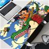 Bandai Grande tastiera da gioco Tappeto Laptop Giappone Cool Anime Mouse Pad XXL Nero DBZ Dragon Ball Z Tappetino da scrivania PC Gamer Tappeto Mousepad regalo
