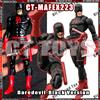 Bandai Nuovi giocattoli Ct Daredevil Figura Mafex 223 Versione nera SHF Anime Action Figure Figurine Statua Modello mobile Regali Giocattoli per bambini