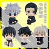 Bandai Anime Carino Fushiguro Toji Jujutsu Kaisen Figura Gojo Satoru Action Figure Q Versione Bambola Geto Suguru Statua 10 cm PVC Modello Giocattoli