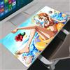 Bandai Tappetino per mouse da gioco Nami di un pezzo Tappetino per mouse per computer di grandi dimensioni Tappetino per scrivania PC Anime Tappeto Tastiera Accessori per giocatori Tappetini per mouse da