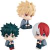 Bandai Figurine Anime di My Hero Academia in PVC Versione Q, Bakugou Katsuki, Midoriya Izuku, Action Figure, Serie da Collezione, Regalo Anime