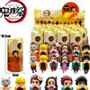 Bandai Demon Slayer Hippers Blind Box Mini Action Figure da Collezione Decorazione Giocattoli per Bambini Scatole Misteriose Regali di Compleanno per Bambini