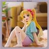 Bandai Bocchi la Roccia! Ijichi Nijika 12 cm Casa Seduta Posa Figura Anime Statua Decorazione Desktop Regalo