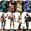 BLOKEES Action Figure Originale Star Wars Mandalorian e Grogu Obi Wan Kenobi Commander Cody Din Djarin Modello Assemblato Regalo