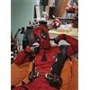Hot Toys Maschera cosplay di supereroe Deadpool 3 di alta qualità con guscio facciale 3D Festa di Halloween Carnevale Masquerade Abbigliamento Maschera a sorpresa Gif