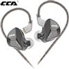 CCA FLA Auricolari cablati Driver dinamico da 10 mm Auricolari IEM Cavo staccabile da 2 pin Cuffie Jack da 3,5 mm per la maggior parte dei dispositivi audio