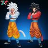 Bandai 29 cm/11.4in Anime Dragon Ball Z Figura Goku Action Figure Goku Super Saiyan 4 Figura Da Collezione Modello Statua Giocattolo Regalo