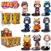 Bandai 1-9 Pezzi Naruto Blind Box Figure Modello Ornamento Anime Uchiha Sasuke Sakura Cosplay Action Figure Giocattoli Decorazioni Regali