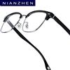 FONEX NIANZHEN TR90 Occhiali da vista in lega Telaio da uomo Occhiali da vista quadrati di marca Donna Retro Vintage Occhiali ultraleggeri Occhiali da vista 16718