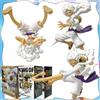 Bandai One Piece Monkey D Rufy Figura Gear 5 Sun God Nika Rufy Action Figurine Collezione di modelli in PVC Decorazione Giocattoli di compleanno Regali