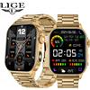 LIGE 2.01 "Display HD Astuto Della Vigilanza Per Le Donne Degli Uomini di Monitoraggio della Salute Sport Orologi Per Il Fitness AI Voce Bluetooth Chiamata Uomo Smartwatch Nuovo
