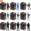 Blokees Star Wars The Mandalorian GV01-GV03 9 Pezzi Ahsoka Din Djarin IG-11 Grogu Darth Vader Kit Action Figure Modellino Giocattolo Regalo