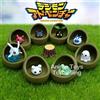 Bandai Anime Digimon Adventure Figure Botamon Punimon Pichimon Action Figures Collezione di statue in PVC Modello Giocattoli Regali 2-3 cm