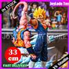 Bandai Disponibile in magazzino: statuetta in PVC di Vegito contro Majin Buu, personaggio di Dragon Ball, modello da collezione, decorazione, giocattolo, idea regalo, 33 cm, YS Studio.