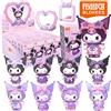BLOKEES Sanrio Kuromi Anime Action Figure Modello Scatola cieca Attrazione magnetica Giocattoli Figurine Decorazione del desktop Regali di Natale