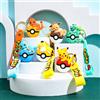 Potdemiel Set portachiavi Pokémon - Portachiavi carino Pikachu e amici versione Q, ciondolo zaino anime, regalo Kawaii per fan e coppie (compleanno