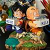 Bandai 15 cm Anime Dragon Ball Figure Goku e Krillin Action Figures Collezione di statue in PVC Modello Giocattoli Regali