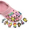 Potdemiel MIX Ciondoli per scarpe Fai da te Spongebob A/W Ciondoli per scarpe in PVC Patrick Star Pantofole Decorazioni con fibbia Adatto ai ragazzi Bambini Compleanno Regali di Natale