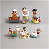 Bandai Nuovo in magazzino Anime Xiaoxin Piatti Cieco Scatola Kawaii Action Figures Ornamenti per il desktop Giocattoli alla moda Regali a sorpresa di compleanno per i fan