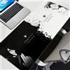 Bandai Tappetino per mouse Gaming Nuovo tappetino per mouse N-naruto in bianco e nero Tappetino per tastiera fresco Tappetino per computer morbido antiscivolo Tappetino da scrivania Sasuke Uchiha
