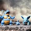 Bandai Pokemon GK 8 cm Nidoqueen Evolution Group Set Anime Figura PVC Squisita Statua Da Collezione Modello Giocattolo Decorazione Del Desktop Ragazzo Regalo