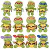Bandai Nuove bambole di peluche a forma di tartaruga, 12/25 cm, ispirate agli anime e ai videogiochi, TMNT, Leo, Raph, Mike, Don, portachiavi, decorazioni, giocattoli per bambini, idea regalo per compleanni.