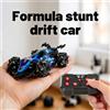 JJRC Mini Auto RC 2.4G Formula Racing 4WD, Auto Telecomandata per Acrobazie e Drift con Luci, Giocattolo Universale per Bambini Q239 Blu