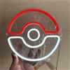 TAKARA TOMY Lampada LED a Forma di Poké Ball 20*20cm, Decorazione da Parete Creativa USB, Luci al Neon per Atmosfera, Sfondo per Sala E-Sports, Regalo