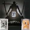 Bandai Nuova Lampada da Parete Zoro, Figura One Piece Nami Doflamingo, Luce Anime, Il Ladro Fantasma Kaitou Kiddo, Luce Notturna, Modellini Giocattolo