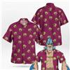 Bandai Camicia hawaiana Franky One Piece Cosplay in "Water 7 Arc" T-shirt sportiva primaverile da uomo Abbigliamento per bambini T-shirt Y2k Donna