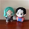 Hot Toys Portachiavi in peluche da 10 cm del personaggio anime Phosphophyllite, ciondolo decorativo a forma di cartone animato, super carino, con capelli verdi, bambola di peluche