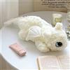 Bandai Peluche Drago Bianco, Cuscino Gigante a Forma di Drago Cartone Animato, Morbido Pupazzo Imbottito, Cuscino Decorativo Anime, Giocattolo Regalo