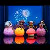 Bandai Luce Notturna Anime One Piece Frutto del Diavolo, Figurina Carina di Nika Luffy, Robin, Ace, Chopper, Luce Notturna Controllata da Voce, Ornamento da Scrivania